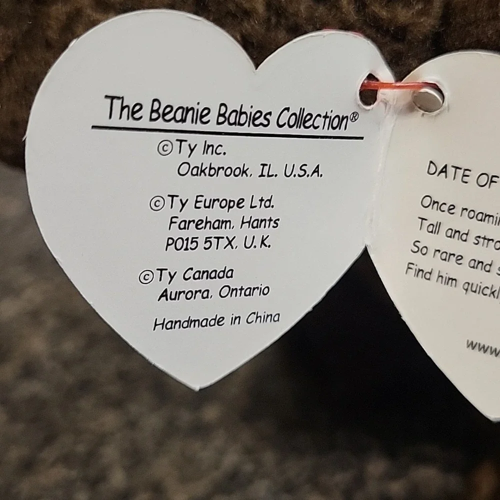 Ty Beanie Baby ROAM 1998 Retired No Tag‎ Errors